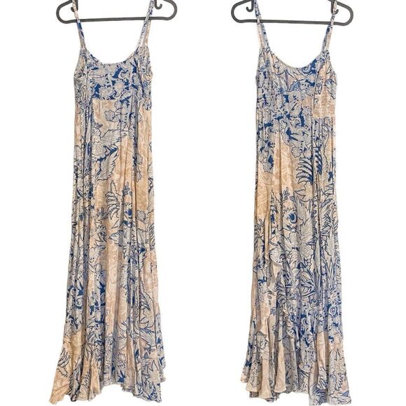 Free People Forever Yours Smocked Maxi Slip Dress - Picture 4 of 8